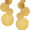 Herve Van Der Straeten Goldplated Disc Clip Earrings in Gold - Lyst