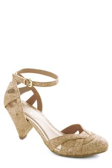 ModCloth Cinnamon Scones Heel in Sugar - Lyst