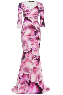 Roberto Cavalli Dalya Floor Length Print Dress - Lyst