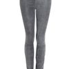 Helmut Lang Blade Grey Patina Stretch Leather Leggings in Gray (grey) - Lyst