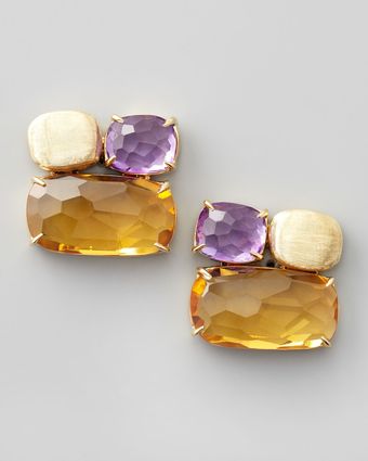 Marco Bicego Murano Multistone Stud Earrings - Lyst