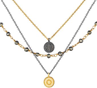 Satya Jewelry Triple Strand Necklace in Great Heights - Lyst