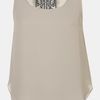 Topshop Lace Back Tank Petite in Beige (khaki) - Lyst