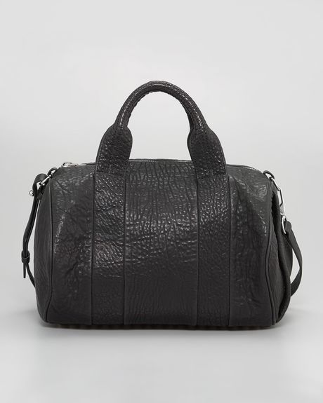 Alexander Wang Rocco Stud Bottom Satchel Duffel Bag  in Black - Lyst
