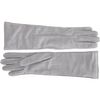 Barneys New York Whipstitch Suede Gloves in Gray (charcoal) - Lyst