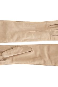 Barneys New York Whipstitch Suede Glove - Lyst
