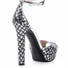 Bottega Veneta Silver Sequin Shoes in Silver - Lyst