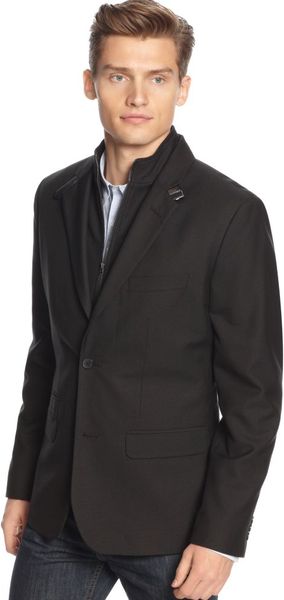 Calvin Klein Texture Hybrid Sportcoat - Lyst