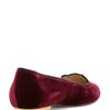 Charlotte Olympia Kitty Flat in Burgundy in Purple (burgundy) - Lyst