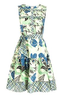 Collette By Collette Dinnigan Wave Rider Print Dress - Lyst