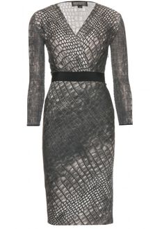 Giambattista Valli Croco Print Dress - Lyst