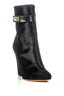 Givenchy Ponyhair Sharktooth Ankle Boots - Lyst