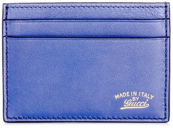 Gucci Leather Cardholder - Lyst