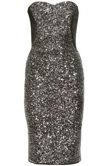 Marchesa Notte Marchesa Notte Sequined Cocktail Dress - Lyst