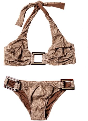 Melissa Odabash Paris Crocodileprint Bikini - Lyst