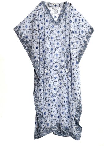 Ondademar Cassia Printed Maxi Kaftan - Lyst