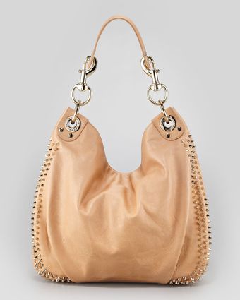 Rebecca Minkoff Luscious Mini Studded Hobo Bag - Lyst
