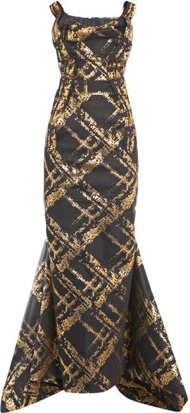 Vivienne Westwood Gold Label Tartan Lamé Gown - Lyst