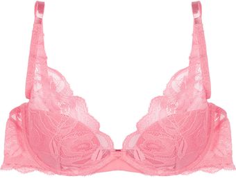 Calvin Klein Perfectly Fit Stretchlace Underwired Plunge Bra - Lyst