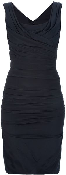 Dolce & Gabbana Ruched Dress - Lyst