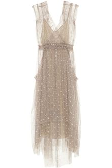 Lela Rose Polkadot Tulle Dress - Lyst