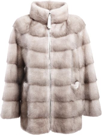Liska Mink Fur Coat - Lyst