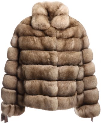 Liska Sable Fur Coat - Lyst