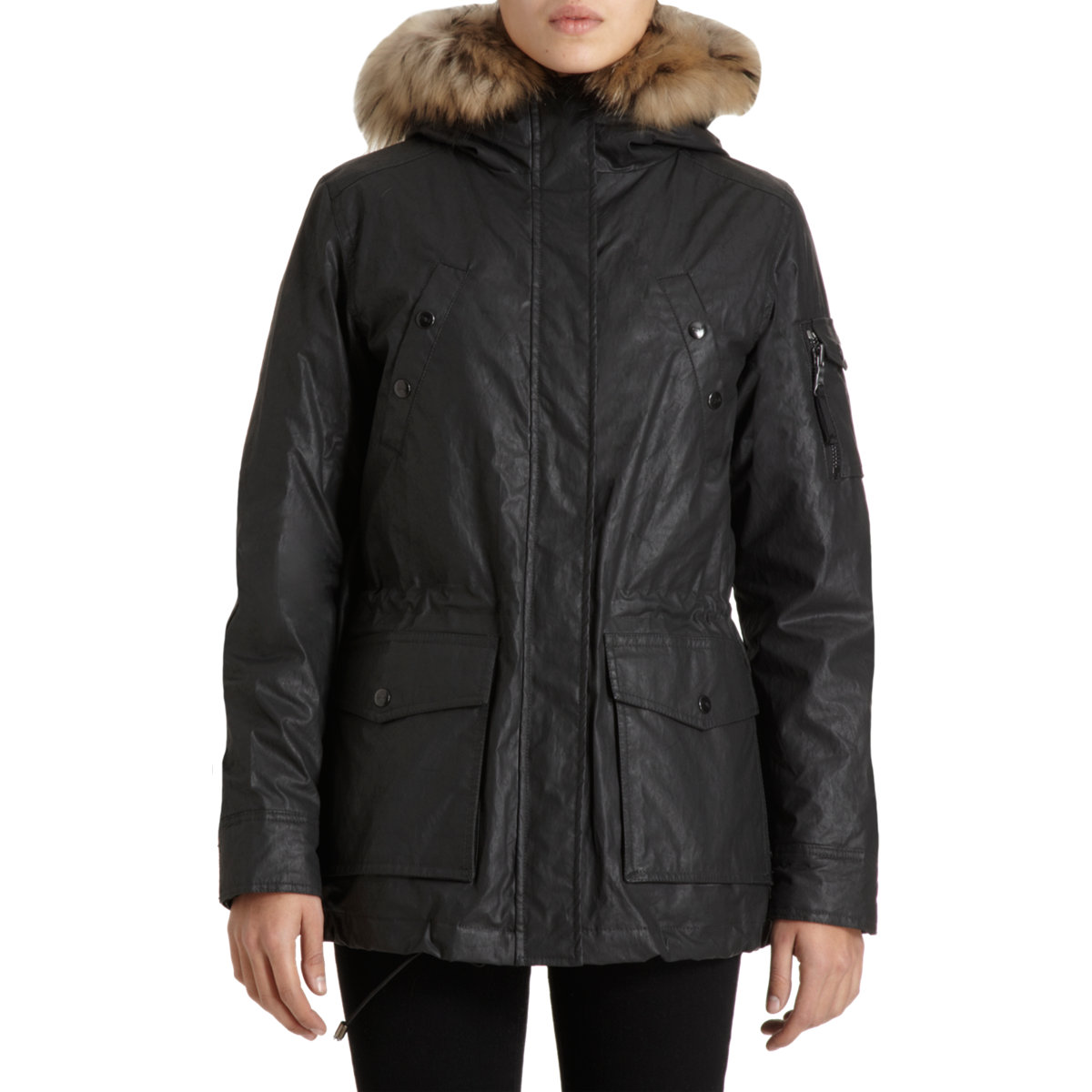 Sam. Adirondack Coat in Black (carbon) Lyst