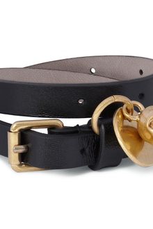 Alexander McQueen Wrap Around Leather Bracelet - Lyst
