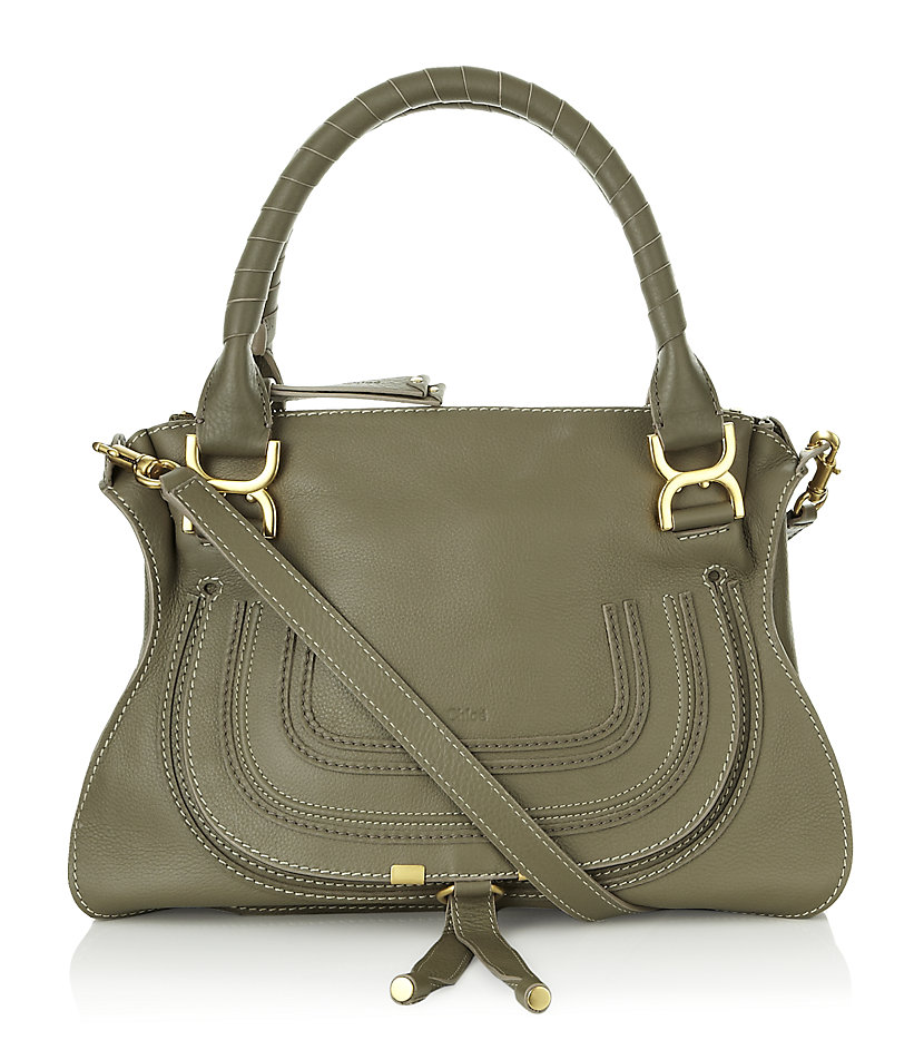 Chloé Marcie Shoulder Bag in Gold Lyst