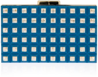 Elie Saab Grid Box Clutch - Lyst