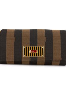 Fendi Pequin Striped Shoulder Bag - Lyst