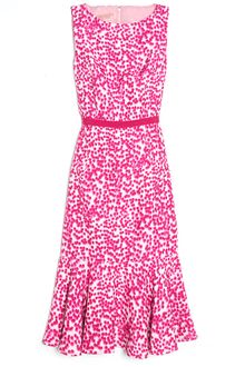 Giambattista Valli Sleeveless Dot Print Dress - Lyst