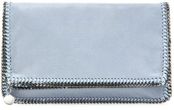 Stella McCartney Falabella Shaggy Deer Foldover Clutch - Lyst