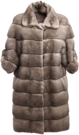 Liska Mink Fur Coat - Lyst