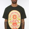 Obey The Extra Bitter Basic Tee  in Green for Men - Lyst
