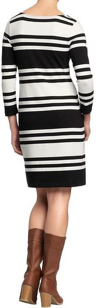 Old Navy Striped Jersey Dresses - Lyst