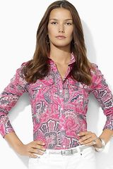 Ralph Lauren Lauren Cotton Paisley Workshirt