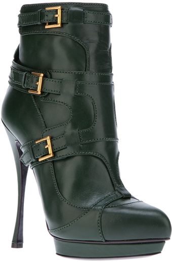 Alexander McQueen Pointed Ankle Boot - Lyst