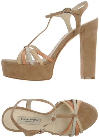 Gianni Marra Platform Sandals - Lyst