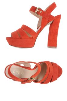 Guess Platform Sandals - Lyst