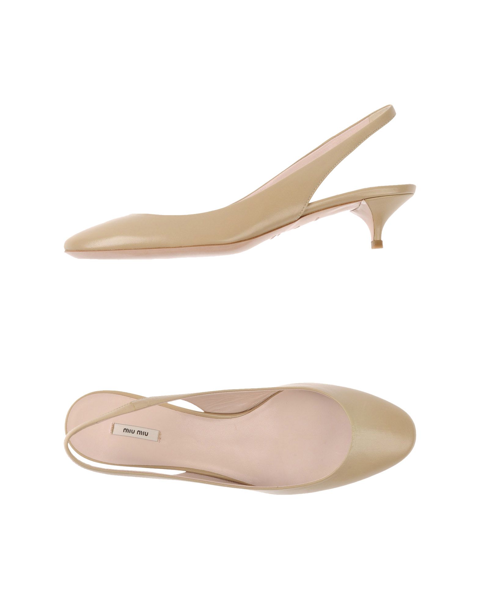 miu miu slingback shoes