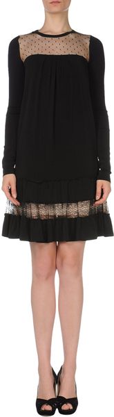 RED Valentino Short Dress - Lyst