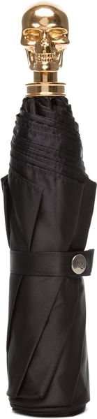 Alexander McQueen Skull Umbrella in Black - Lyst