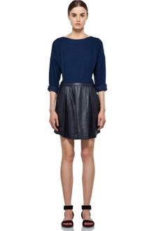 Boy by Band Of Outsiders Boy Leather Skirt Dress in Blue - Lyst