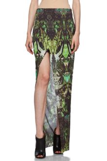Helmut Lang Overlap Skirt in Lizard Multi Print - Lyst