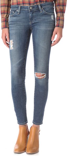 Ag Adriano Goldschmied Super Skinny Ankle Legging Jeans - Lyst