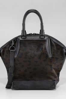 Alexander Wang Emile Leopard-print Calf Hair Satchel Bag - Lyst
