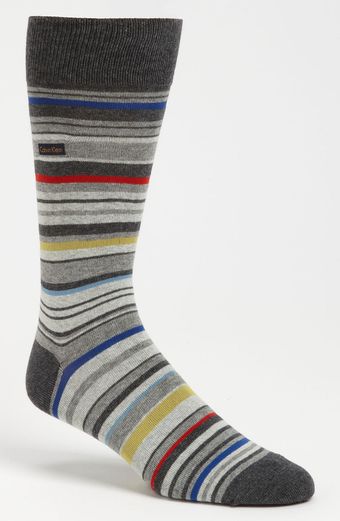 Calvin Klein Multistripe Emblem Socks - Lyst