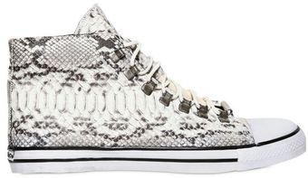 Dioniso Python High Top Sneakers - Lyst